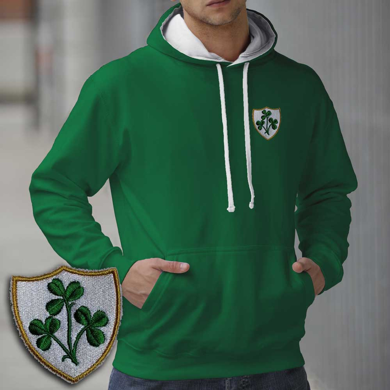 irish rugby hoodie
