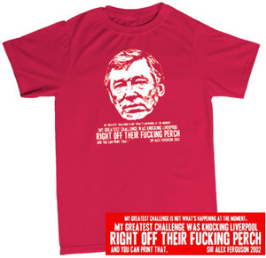 Alex Ferguson quote tshirt