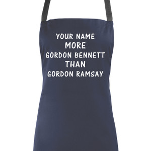 Close up of Gordon Bennett Apron