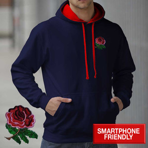 England Rugby hoodie AWD smartphone friendly English hooded sweatshirt England Rugby hoodie AWD smartphone friendly English hooded sweatshirt