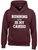 Running late is my cardio burgundy hoodie