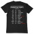 Adolf Hitler European tour tshirt back print