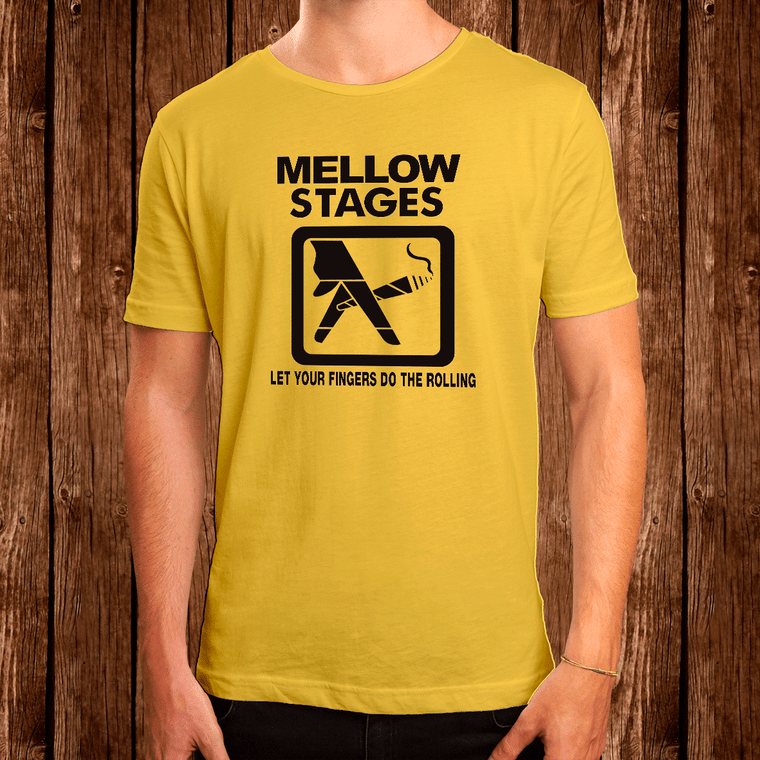 Mellow Stages Cannabis enthusiast pro weed t shirt