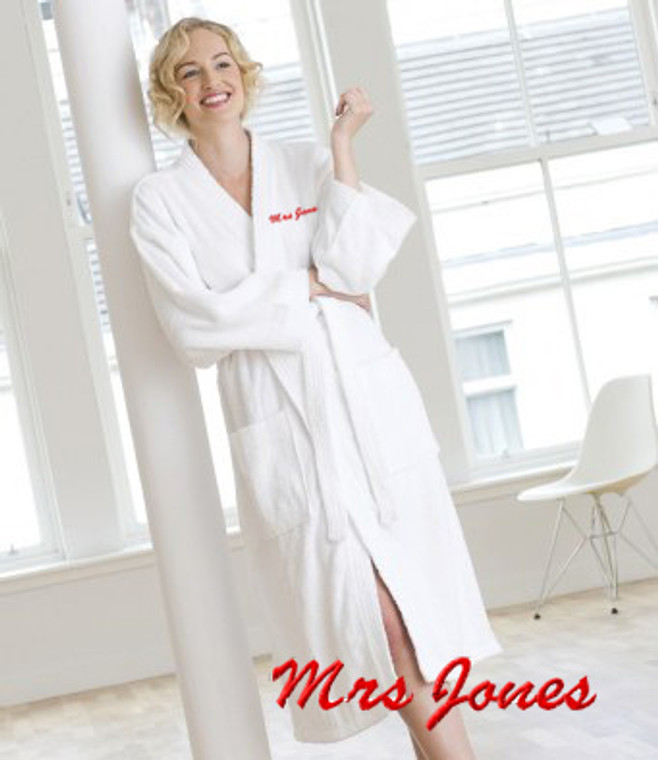 personalise your own monogrammed dressing gown