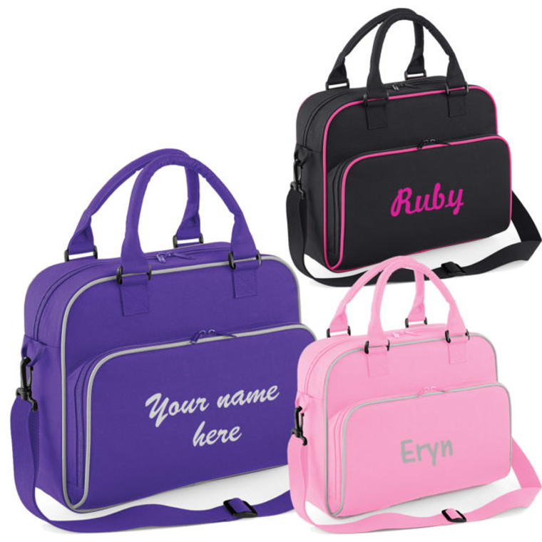 Personalised Girls Ballet Dance Gymnastics Bag All Colours