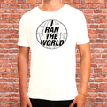 I ran the World tshirt as seen on Little Britain