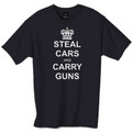 steal cars and carry guns tshirt