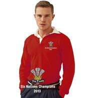 Wales Six Nations 2013 Retro Rugby shirt