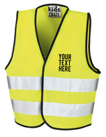 Children's High Visibility Vest in Yellow