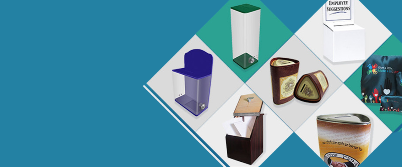 Shop Donation Boxes – Acrylic, Wood, Metal & More | My Charity Boxes