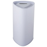 Tall Triangle Tin Donation Box