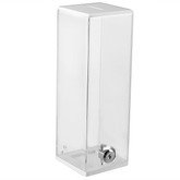 10" Acrylic Donation Box -White