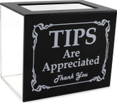 Tip Acrylic Jar wall mounting suggestion bucket and quick change container