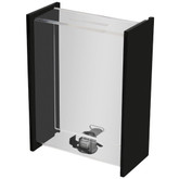 Clear Donation Box w/Sliding Door & Display