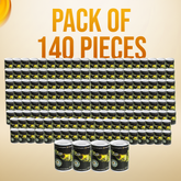 4.5 inch high Cardboard Donation Cans with tin top and bottom- Custom printed label, Eco-Friendly, Case of 140 pieces