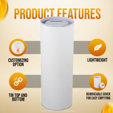 6.5 inch high Cardboard Donation Cans with tin top and bottom- No Customization, Eco-Friendly, Case of 90 Pieces