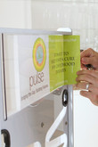 Deluxe Donation Stand - Easily Insert/Remove Header