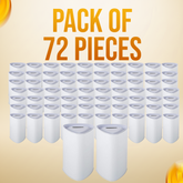 Tall Triangle Tin Donation Box with Slotted Lid - Blank, Case of 72 pieces