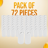 5 inch high Round Cylinder Tin Coin Collection Can with Slotted Removable Lid - (Case of 72 Pieces)