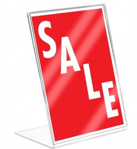 Acrylic picture & Sign Holder (3 Pack)