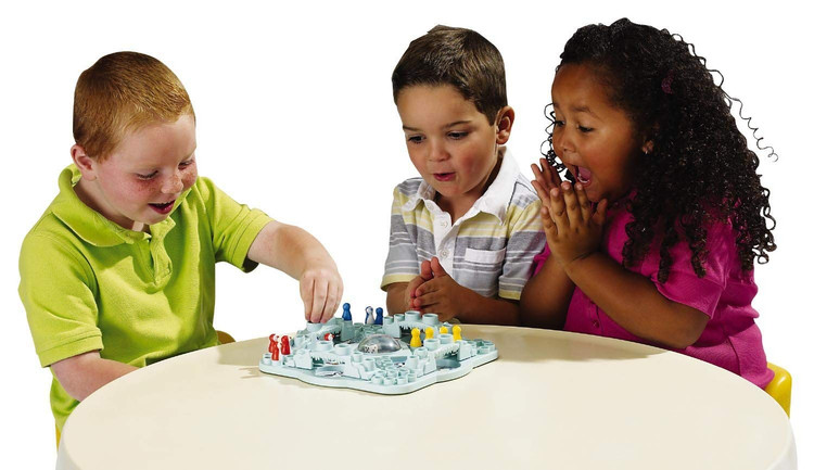 Pop 'n Drop Penguins Classic Game "Pop N Hop" 3-D Board Game With a Slippery Surprise - Ages 3 and Up