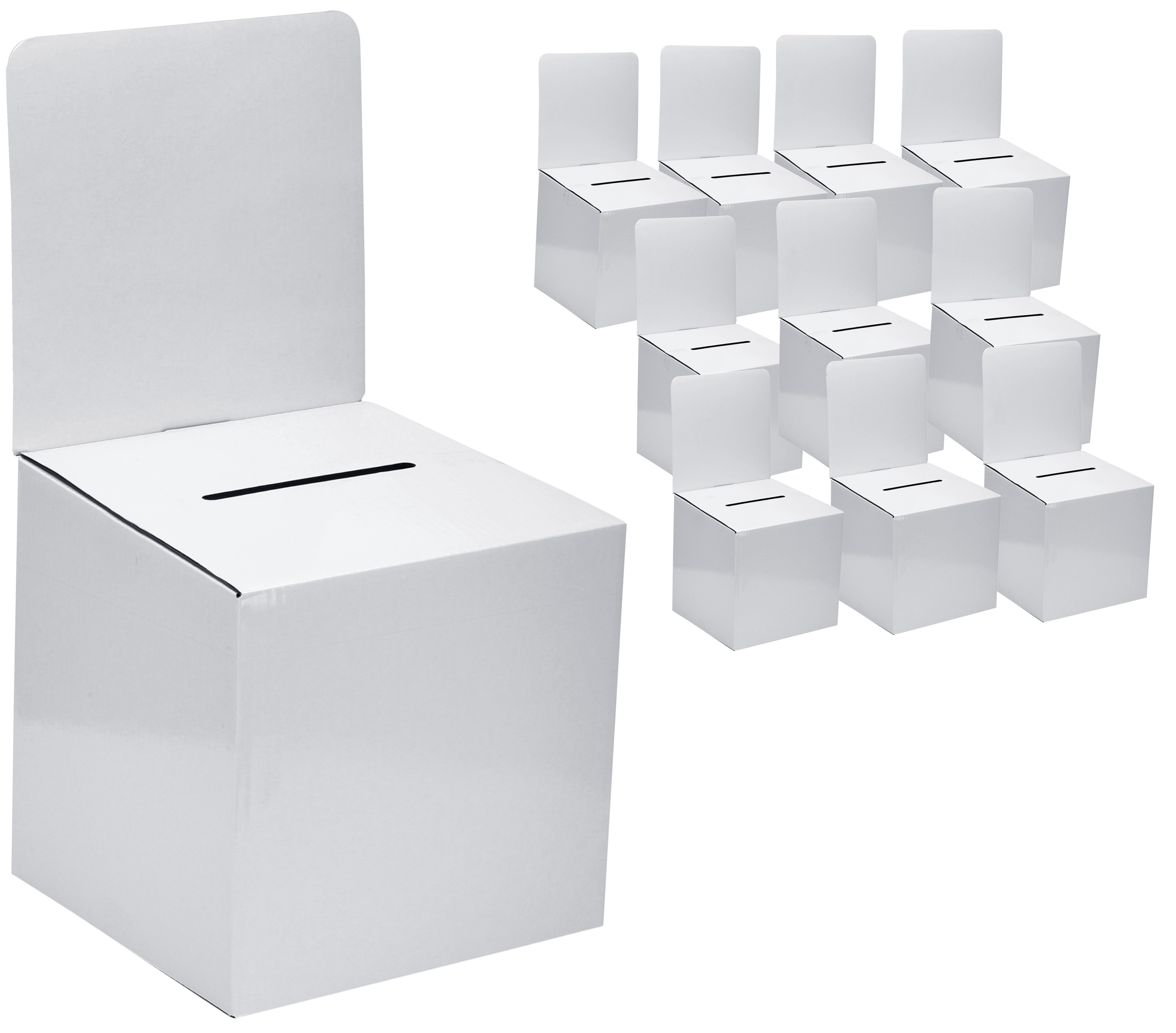FitBody Boot Camp White Ballot Entry Boxes - 50 Pack