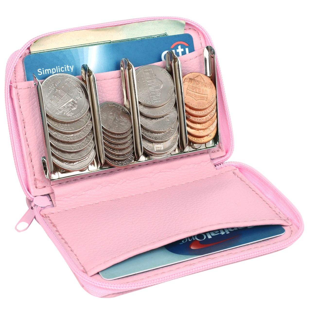 PU Leather Coin Purse Wallet With Coin Sorter - My Charity Boxes