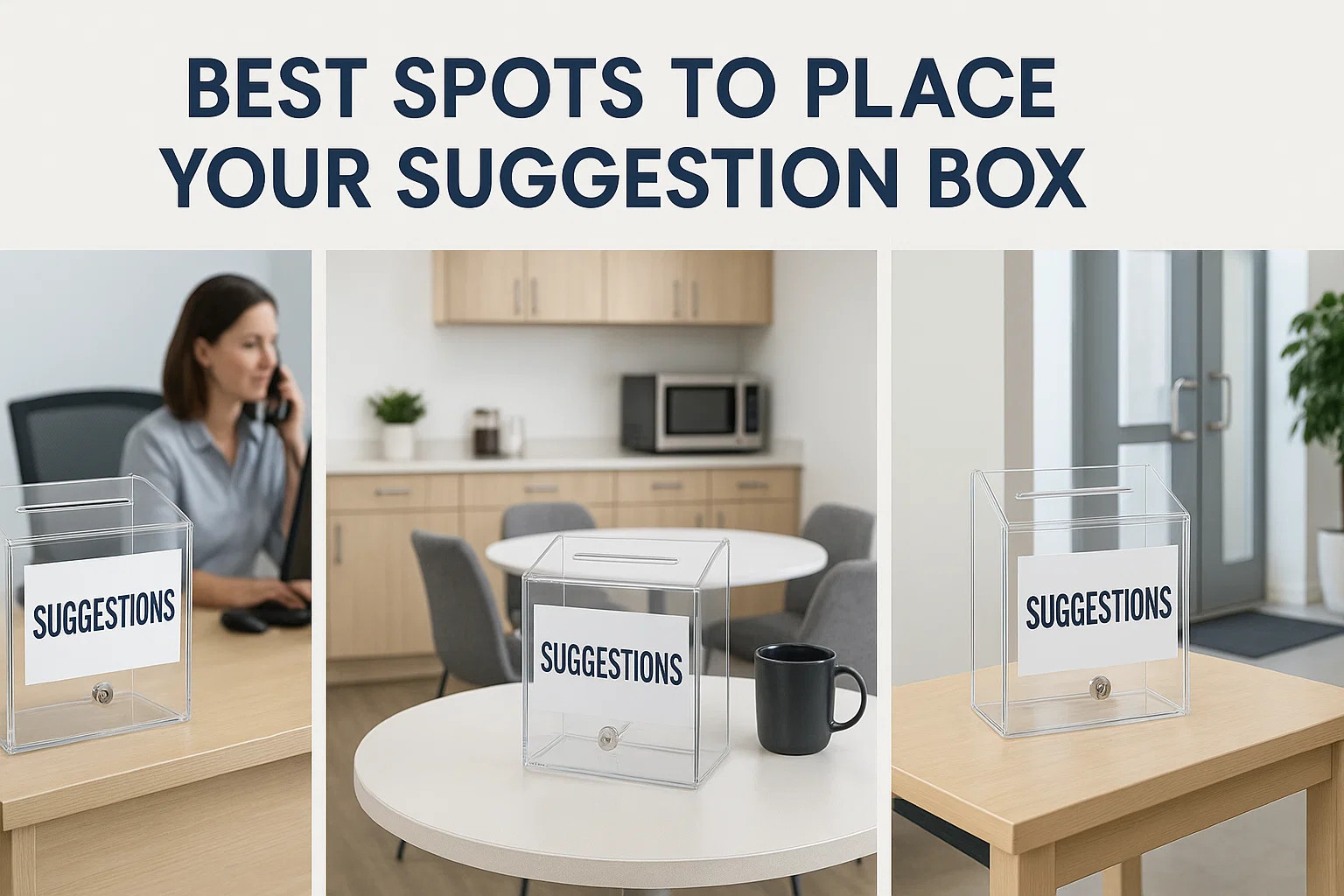Best Spots to Place Your Suggestion Box: Why Location Drives Engagement