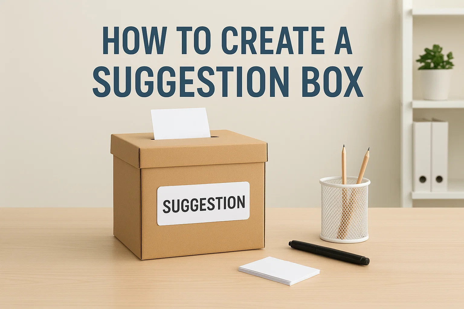 How to Create a Suggestion Box: Step-by-Step DIY Guide with Pro Options
