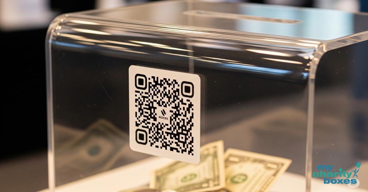 QR‑Enabled Donation Boxes for Impulse Giving