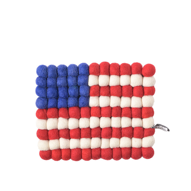 Aveva Wool Felt Ball Trivet
