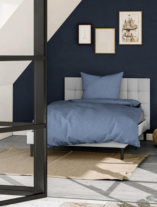 Duvet Cover Set BLUE JEANS CHEVRON