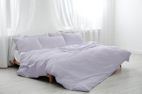 Egyptian Cotton Duvet Cover  in *LAVENDER* US twin size, 67x85 inch