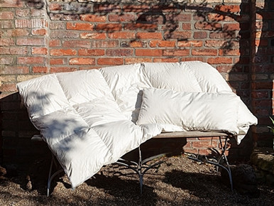 Organic Cotton / Down Comforter / LIGHTWEIGHT / SUMMER / EURO TWIN / 53" x 79" / 135x200cm