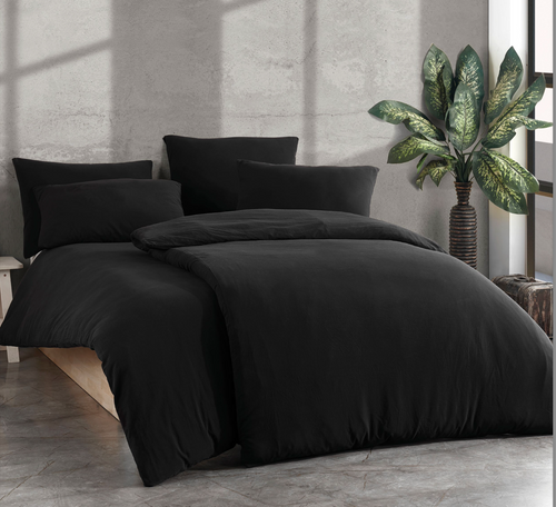 Duvet Cover Set "BLACK"