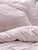 Duvet Cover Set SKY *pink seersucker cotton*