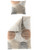 Duvet Cover Set "ABSTRACT CIRCLES" / sand / *NEW*
