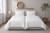Twin Duvet Cover Case "Classic White" - extra long 140x220cm / 55x87in