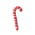 Scandinavian Christmas Decorations in Wool *Candy Cane white/red*