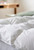 WHISPER Scandinavian GOOSE Down Comforter / MEDIUM / ALL YEAR / QUEEN / 92" x 90"