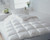 WHISPER Scandinavian GOOSE Down Comforter / LIGHTWEIGHT / SUMMER / EURO TWIN XL / 55" x 87" / 140 x 220cm