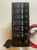 Switch panel usb charging outlets with labeled wires or Deutsch fitting