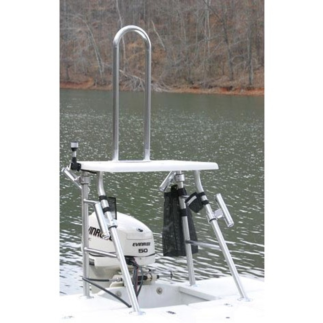 Grab bar 36 in Height mount on poling platform or deck