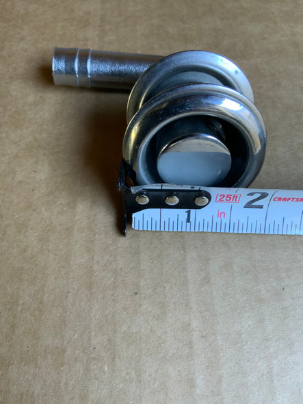 Fuel vent 316 stainless 90 degree