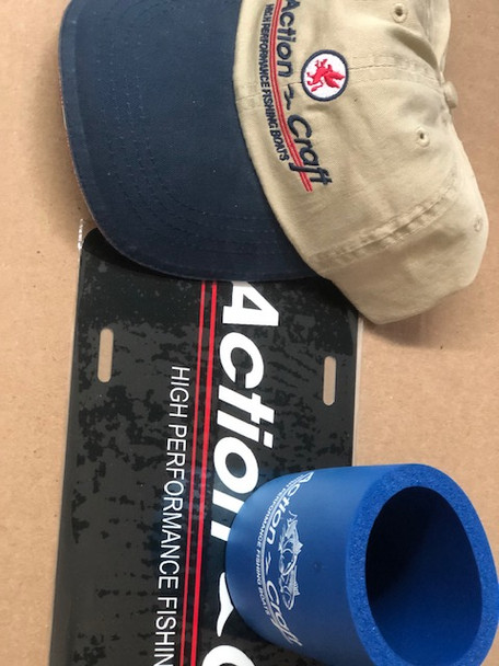 Save on these 3 Items Action Craft Hat, Coolie Cup & Metal License Plate