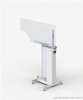 Height adjustable over-table protective shield  (326/05)