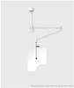 Overhead ceiling mounted shield (354)