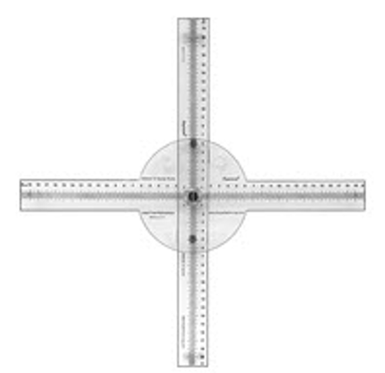 Buy Radiopaque X-Ray Ruler - Lead Free - Acrylic - 50mm '0' Centered