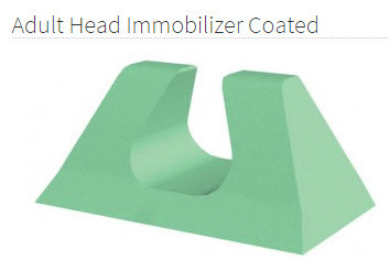 Adult Head Immobilizer Coated - YCAP