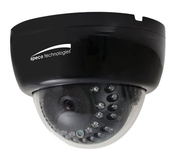 Single Fixed Focus Dome Camera System with LCD Monitor & wall mount